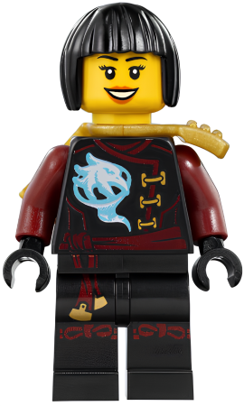 Минифигурка Lego Ninjago Nya - Skybound, Black Bob Cut Hair njo245 U